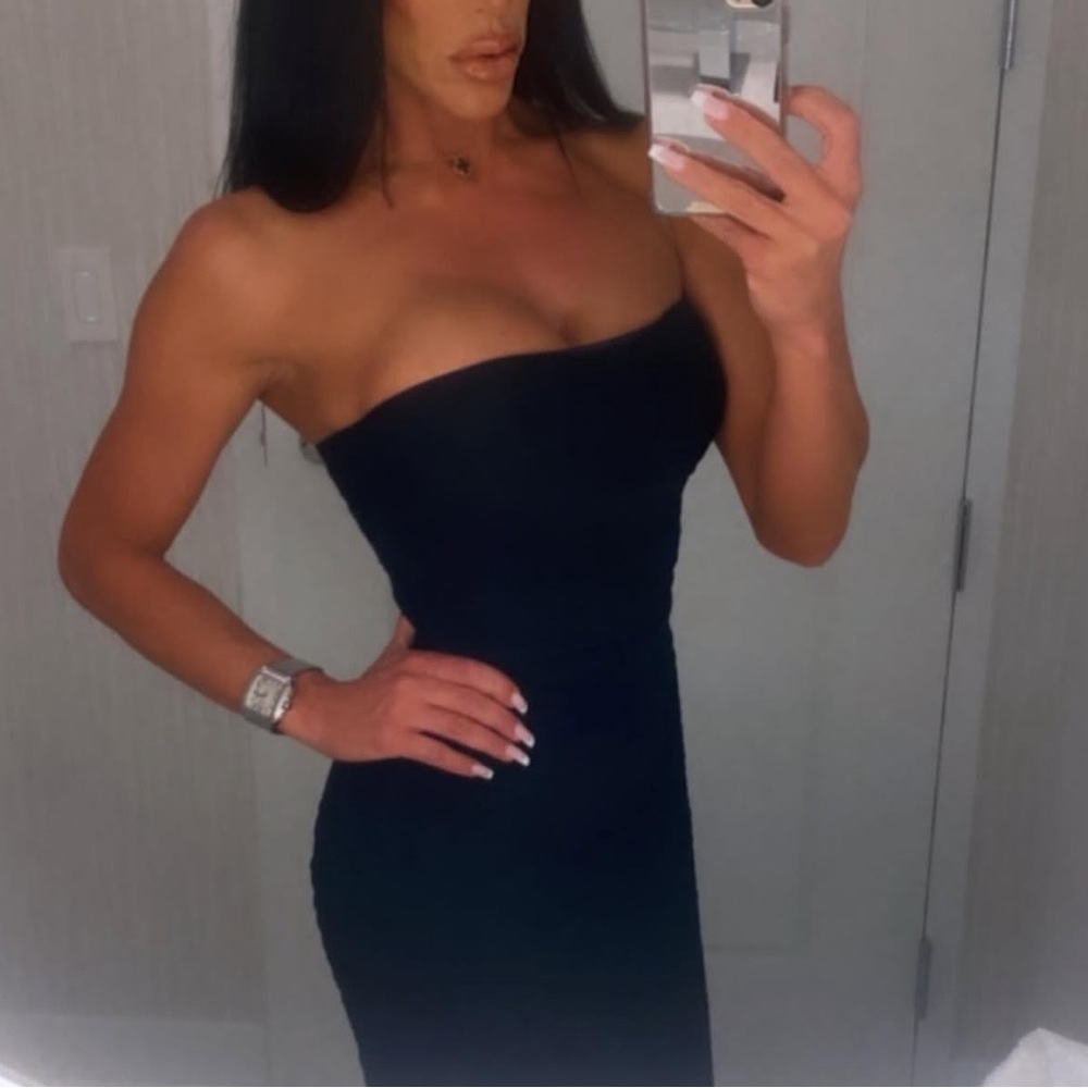 Mesh maxi dress